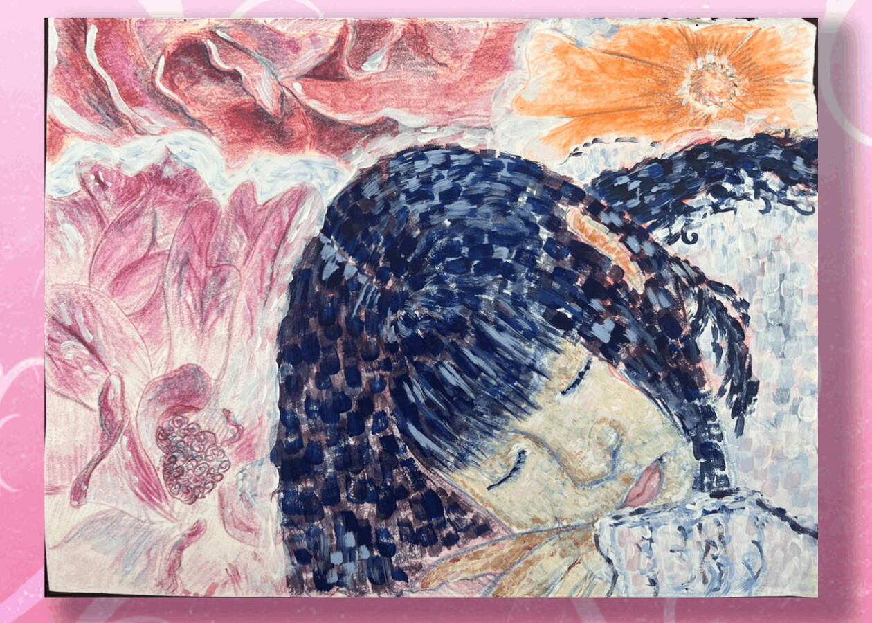 Garden of Eden - Oil Paint on Canvas Paper